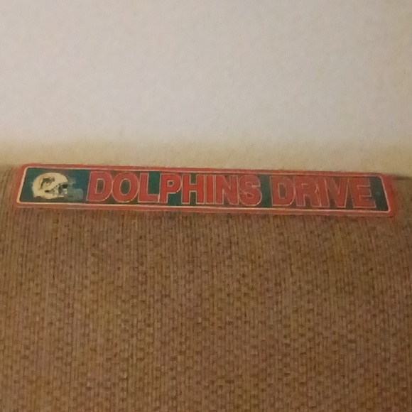 Other | Mami Dolphins Wall Sign | Poshmark